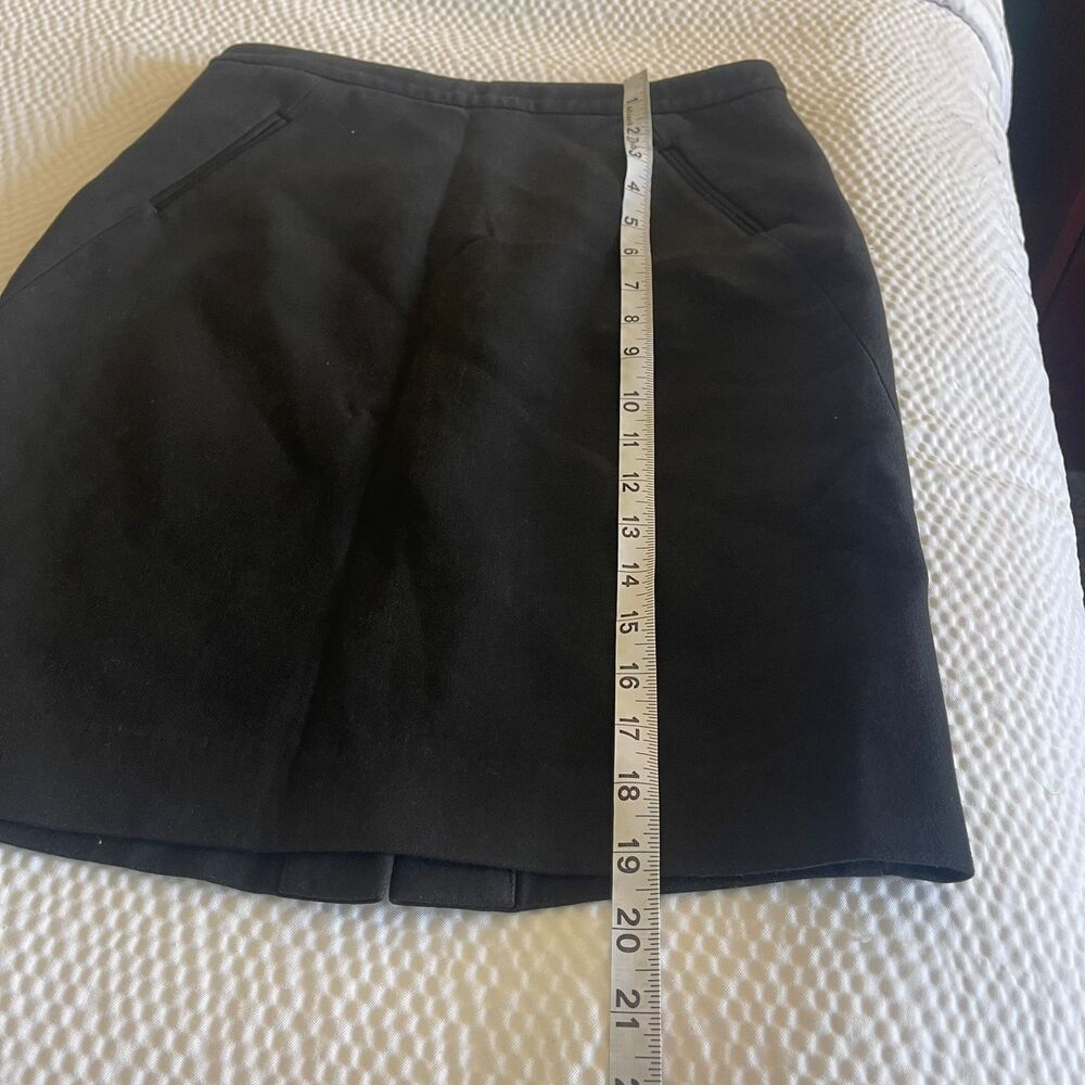 Loft Black Pencil Skirt 0P Size Petite Pockets Straight Career Office Work Wear - Picture 10 of 10